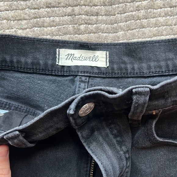 Women’s Madewell black denim shorts - size 27 - Picture 3 of 5